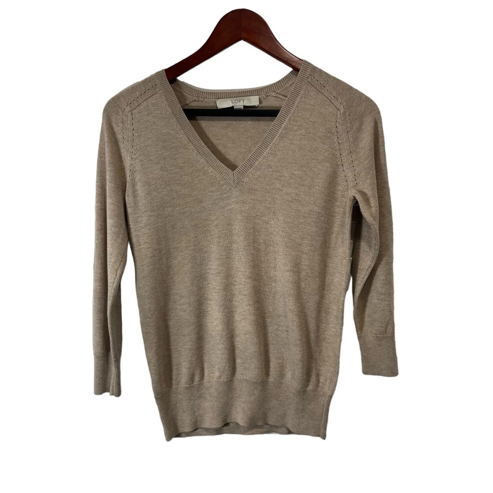 XS Loft Mocha Beige Cardigan